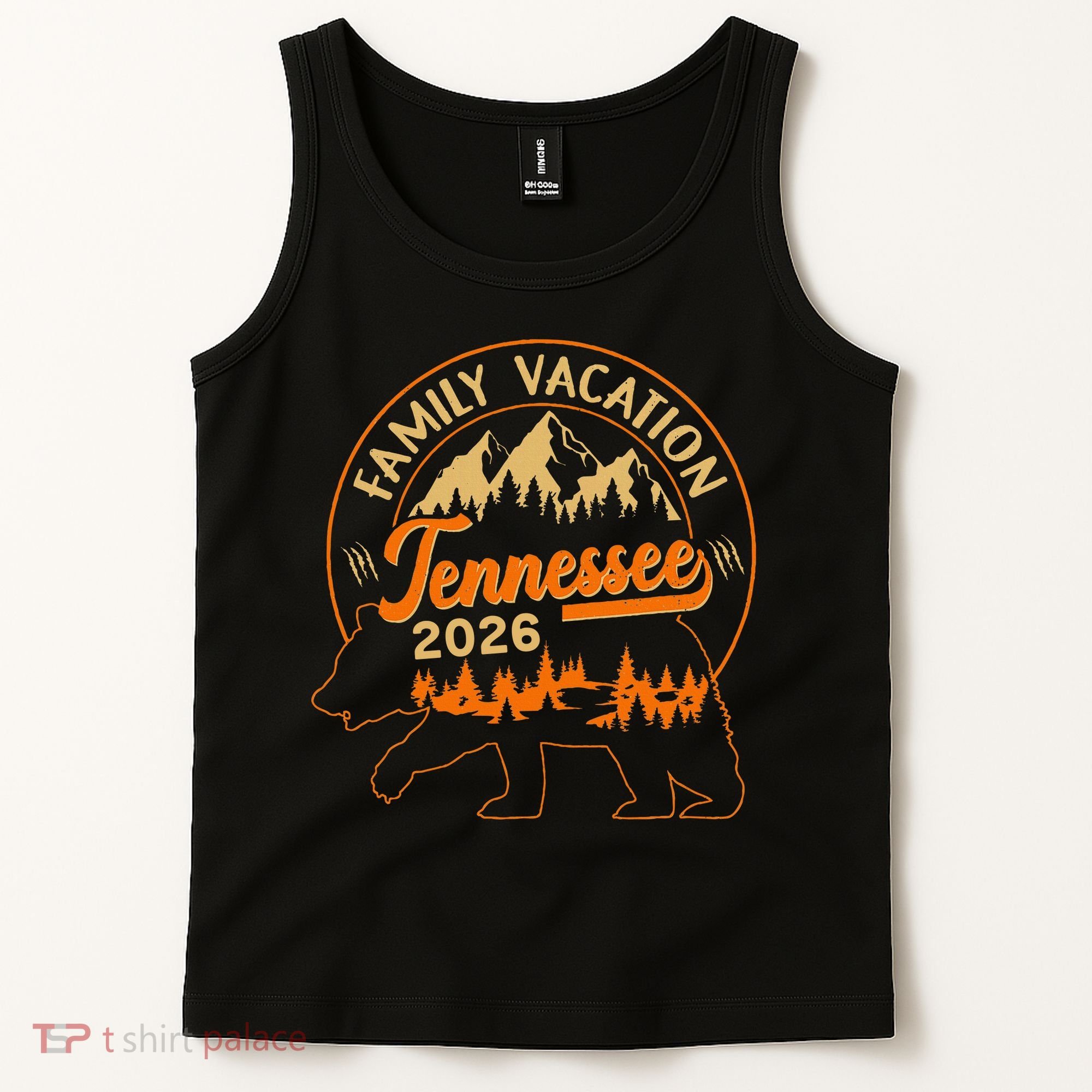 Tennessee Family Vacation 2026 Wilderness Bear Tank Top
