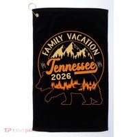 Tennessee Family Vacation 2026 Wilderness Bear Golf Towel thumb 0