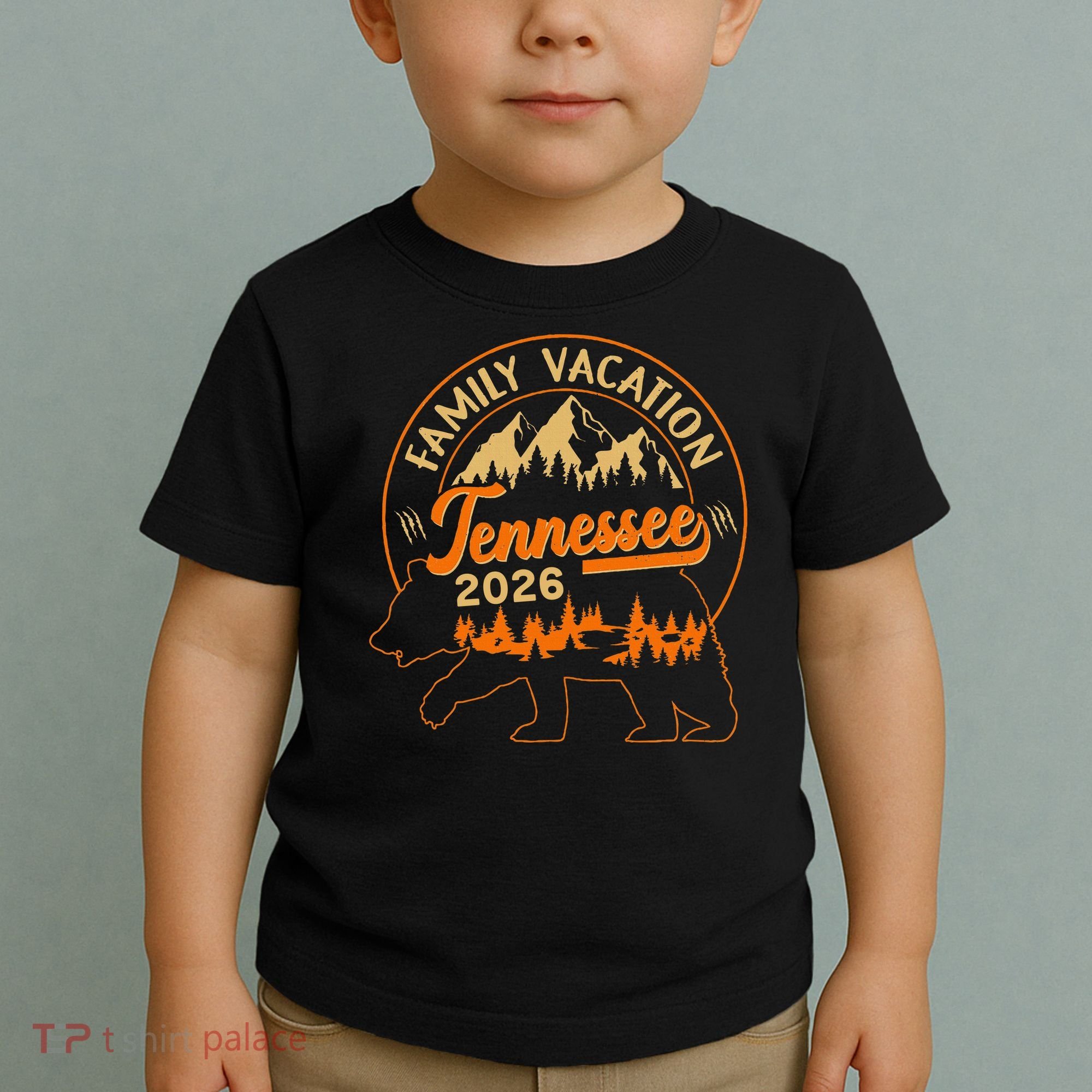 Tennessee Family Vacation 2026 Wilderness Bear Toddler T-Shirt