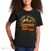 Tennessee Family Vacation 2026 Wilderness Bear Kids T-Shirt thumb 2