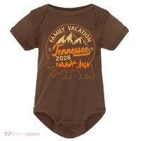 Tennessee Family Vacation 2026 Wilderness Bear Baby Bodysuit thumb 0