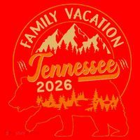 Tennessee Family Vacation 2026 Wilderness Bear Santa Hat thumb 1