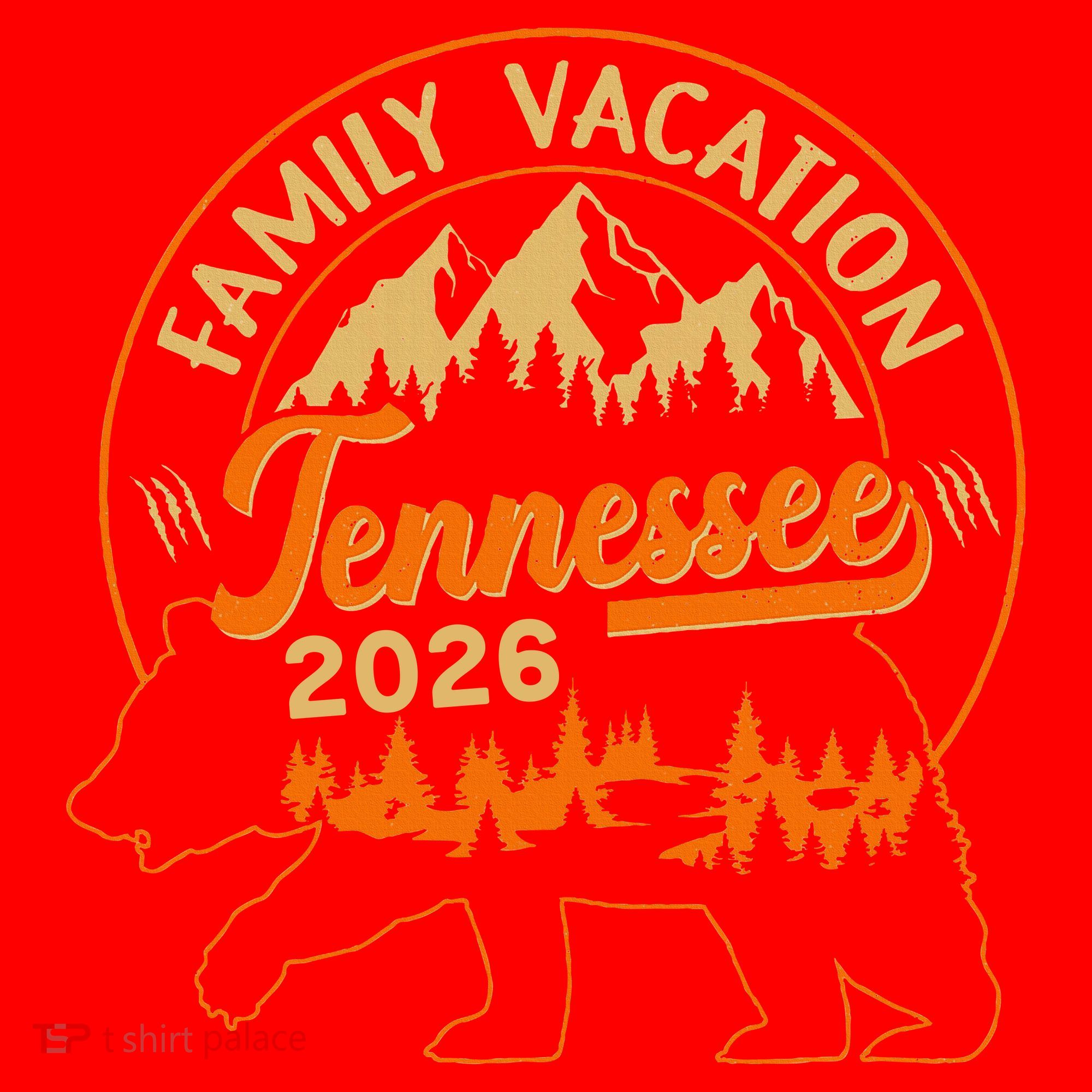 Tennessee Family Vacation 2026 Wilderness Bear Santa Hat
