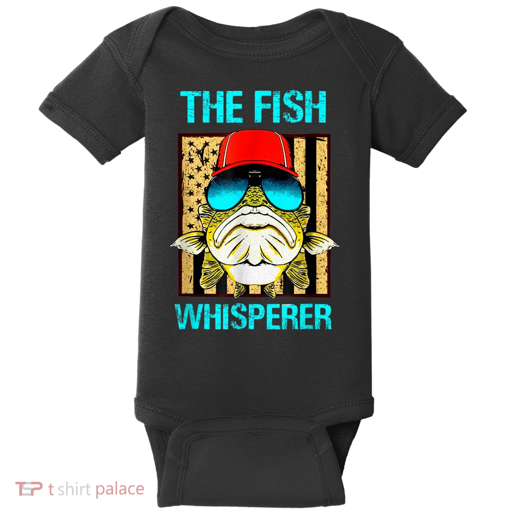 The F.I.S.H Whisperer Funny Fish Baby Bodysuit