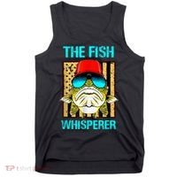 The F.I.S.H Whisperer Funny Fish Tank Top thumb 0