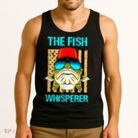 The F.I.S.H Whisperer Funny Fish Tank Top thumb 3
