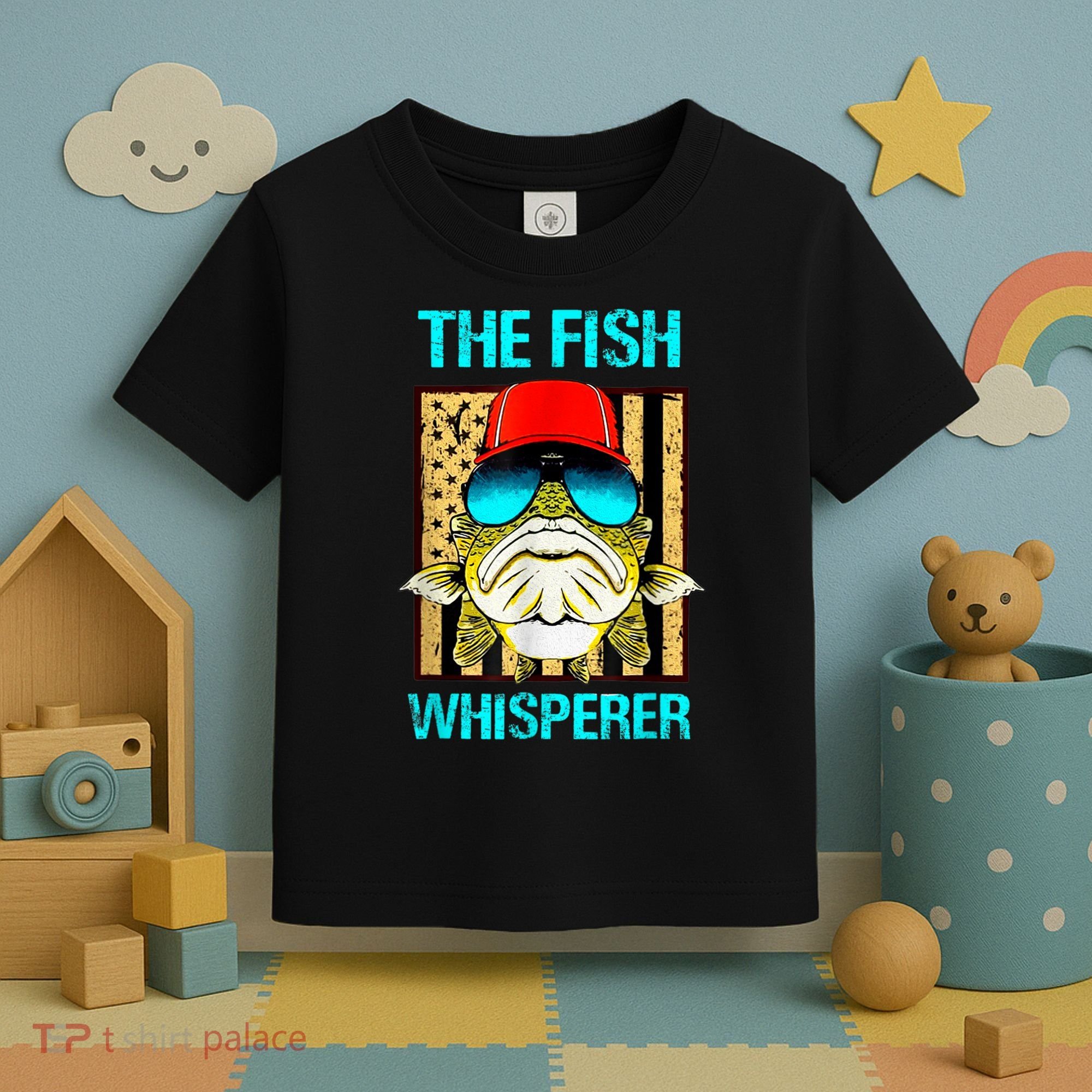 The F.I.S.H Whisperer Funny Fish Toddler T-Shirt