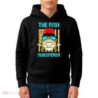 The F.I.S.H Whisperer Funny Fish Kids Hoodie thumb 4