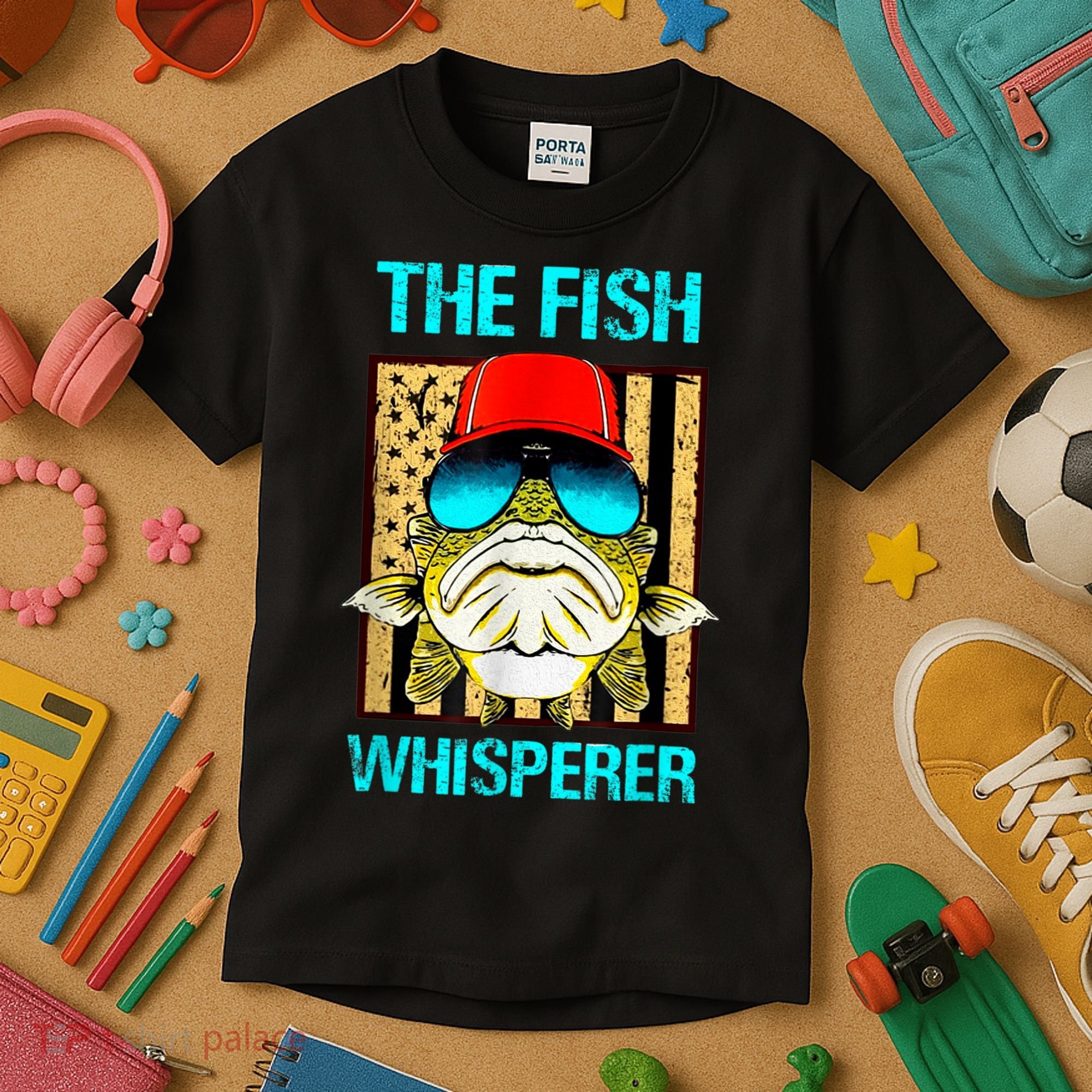 The F.I.S.H Whisperer Funny Fish Kids T-Shirt
