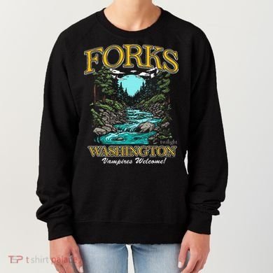 Twilight Forks Washington Vampires Welcome Women's Sweatshirt