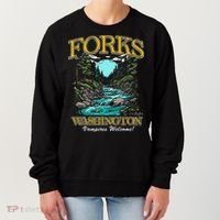Twilight Forks Washington Vampires Welcome Women's Sweatshirt thumb 0