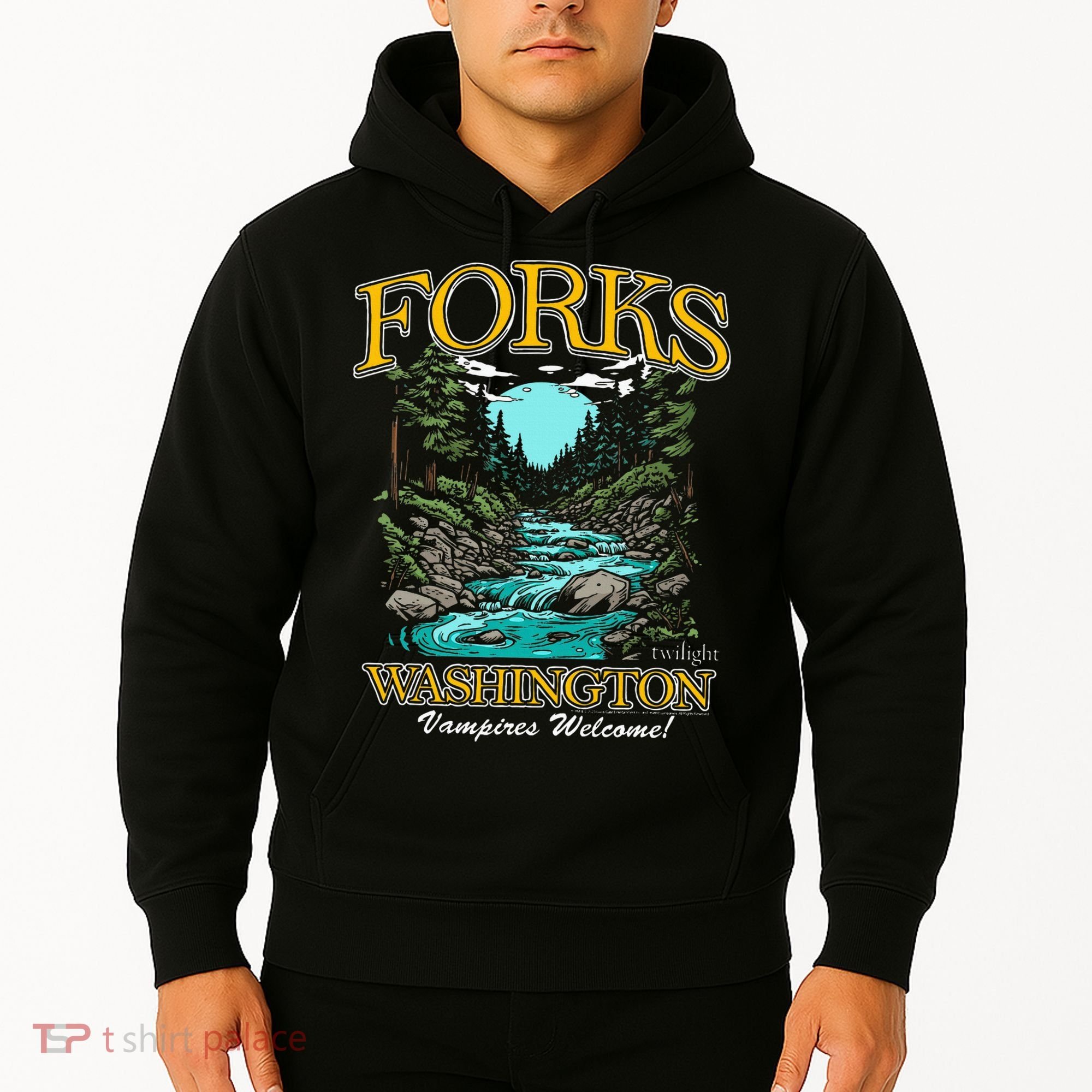 Twilight Forks Washington Vampires Welcome Hoodie