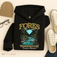 Twilight Forks Washington Vampires Welcome Hoodie thumb 4