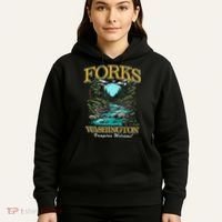 Twilight Forks Washington Vampires Welcome Hoodie thumb 5