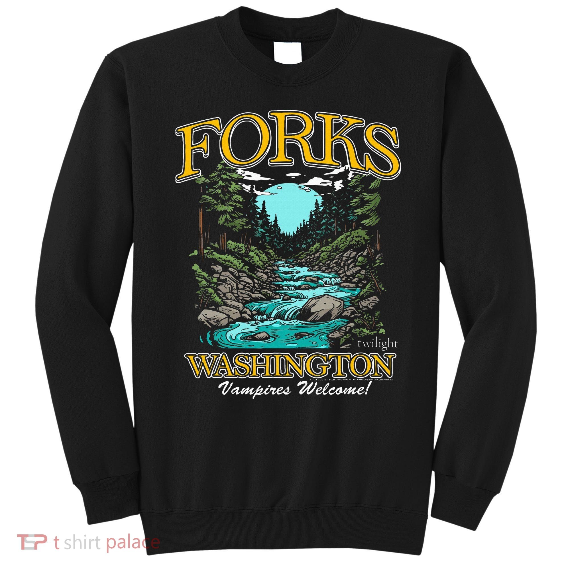Twilight Forks Washington Vampires Welcome Sweatshirt