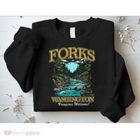 Twilight Forks Washington Vampires Welcome Sweatshirt thumb 2