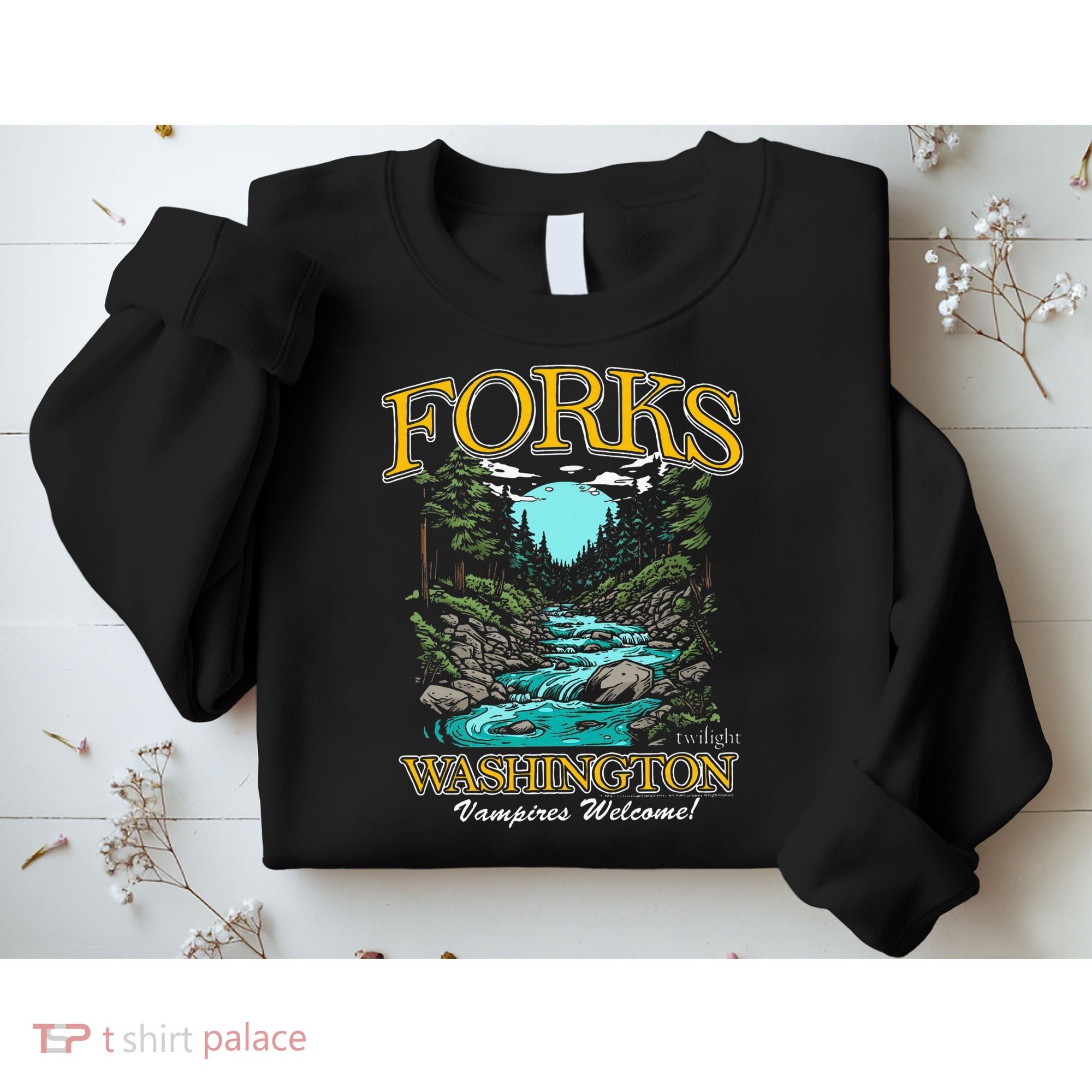 Twilight Forks Washington Vampires Welcome Sweatshirt