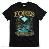 Twilight Forks Washington Vampires Welcome T-Shirt thumb 0