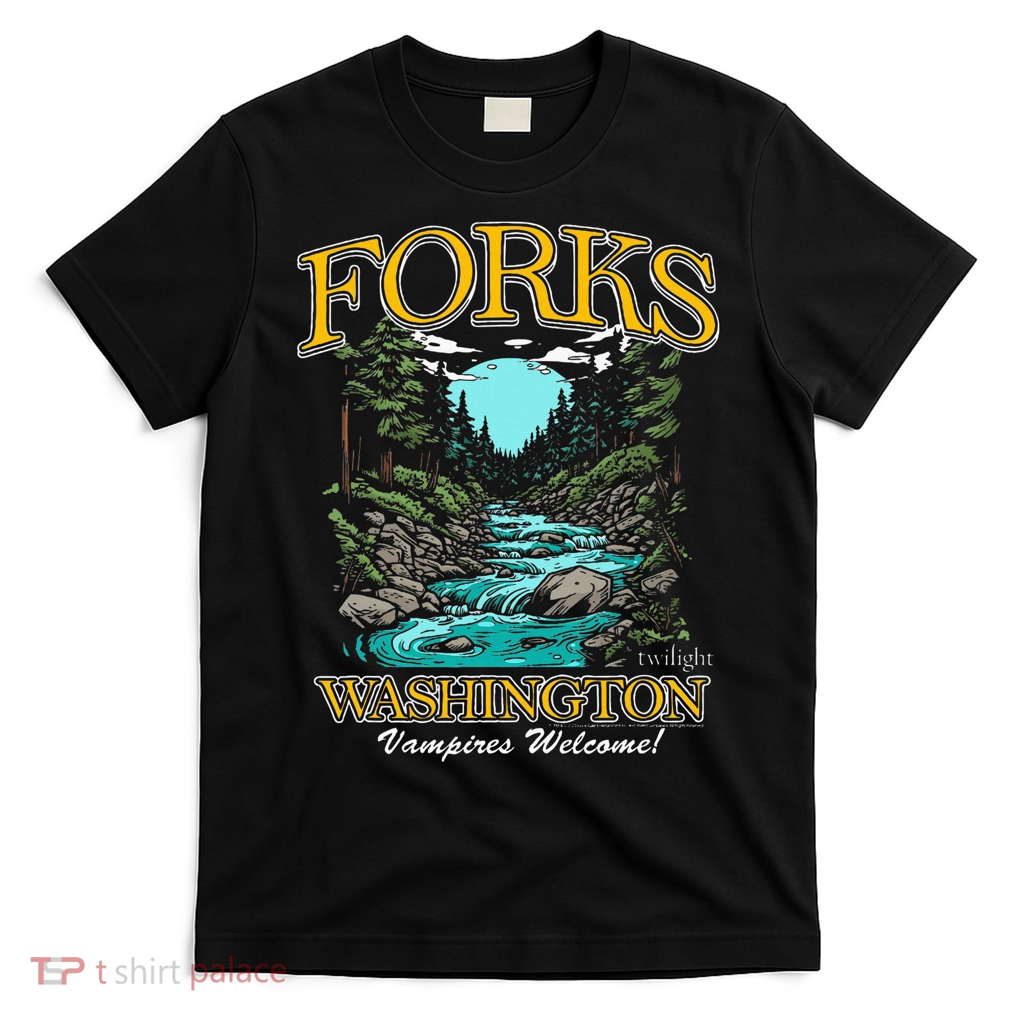 Twilight Forks Washington Vampires Welcome T-Shirt