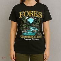 Twilight Forks Washington Vampires Welcome T-Shirt thumb 4