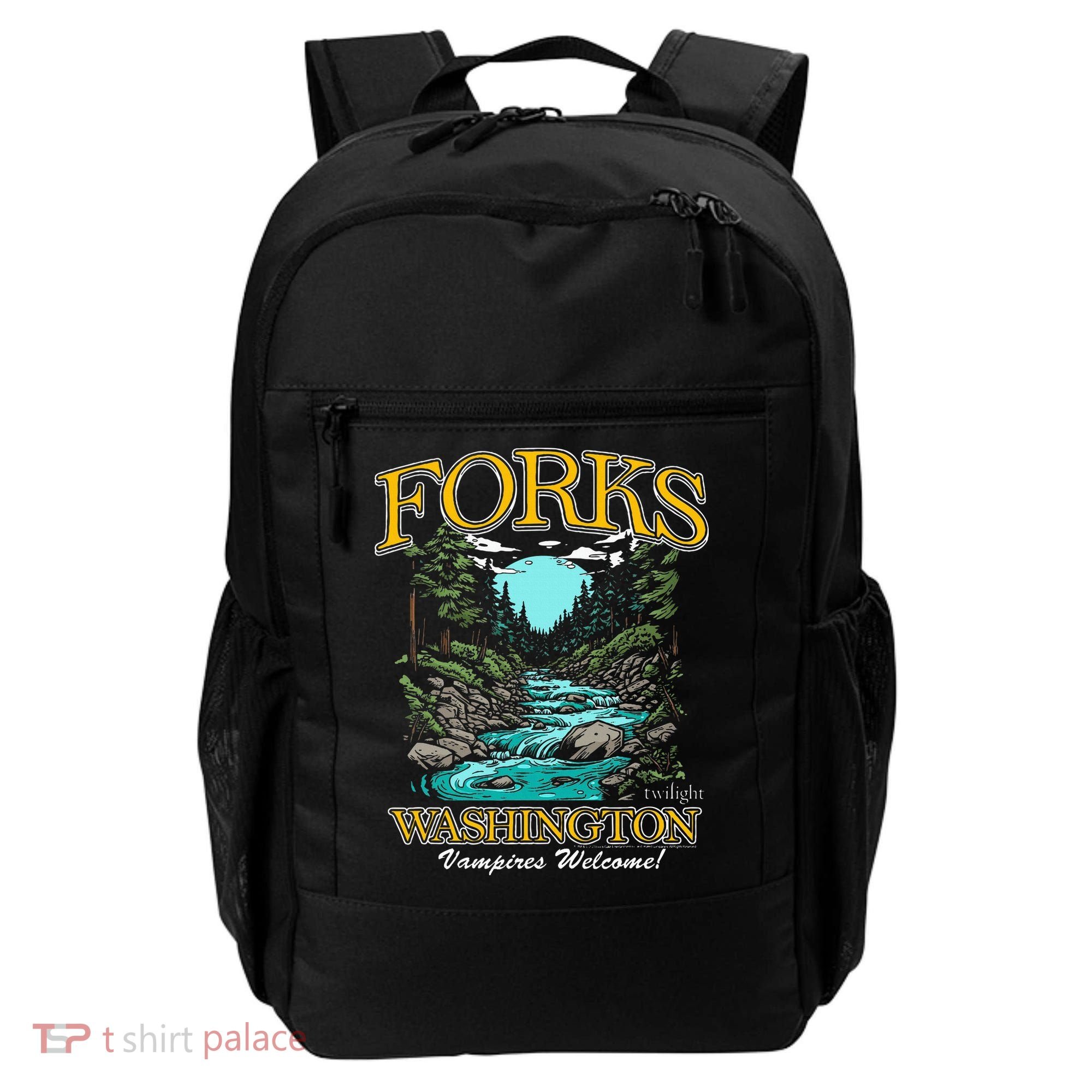 Twilight Forks Washington Vampires Welcome Backpack