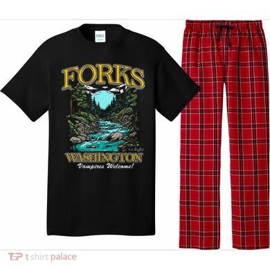 Twilight Forks Washington Vampires Welcome Pajama Set