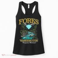 Twilight Forks Washington Vampires Welcome Women's Tank Top thumb 0