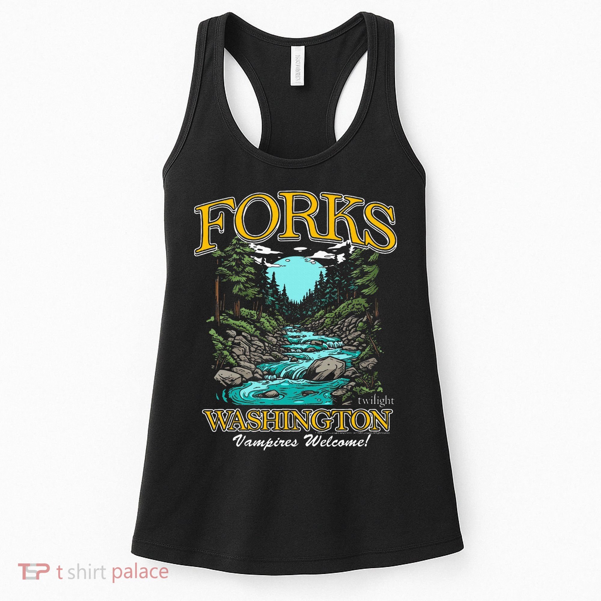 Twilight Forks Washington Vampires Welcome Women's Tank Top