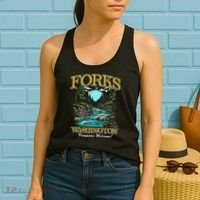Twilight Forks Washington Vampires Welcome Women's Tank Top thumb 2