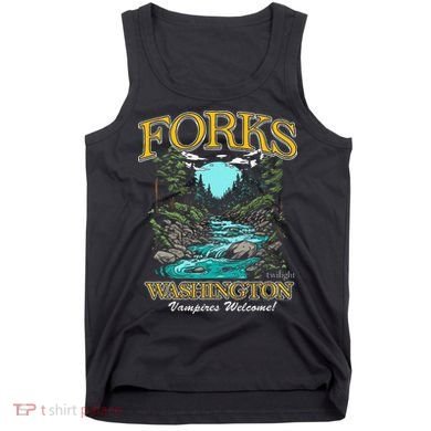 Twilight Forks Washington Vampires Welcome Tank Top