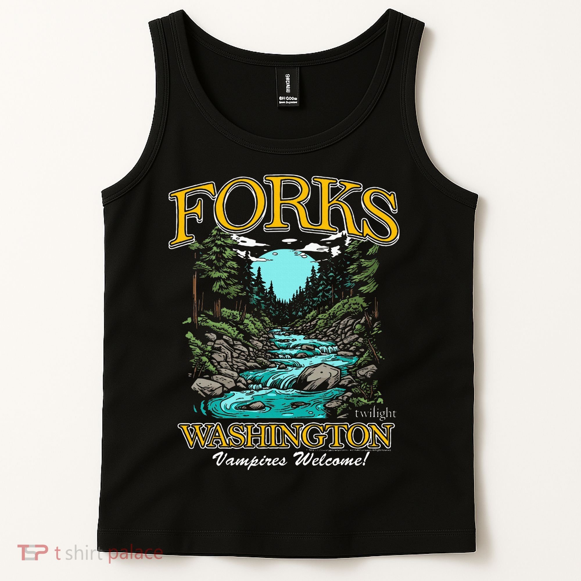 Twilight Forks Washington Vampires Welcome Tank Top