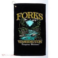 Twilight Forks Washington Vampires Welcome Golf Towel thumb 0