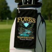 Twilight Forks Washington Vampires Welcome Golf Towel thumb 2
