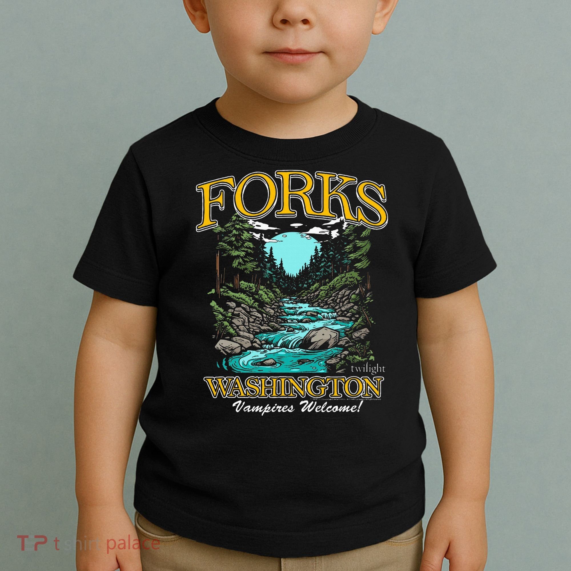Twilight Forks Washington Vampires Welcome Toddler T-Shirt