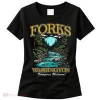 Twilight Forks Washington Vampires Welcome Women's T-Shirt thumb 0
