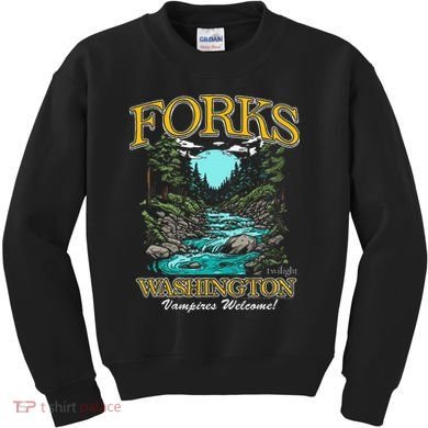 Twilight Forks Washington Vampires Welcome Kids Sweatshirt