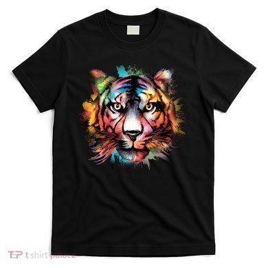 Tiger Face Watercolor T-Shirt