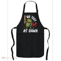 Teacher Frog We Test At Dawn Apron thumb 0
