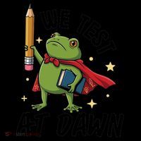 Teacher Frog We Test At Dawn Coffee Mug thumb 5