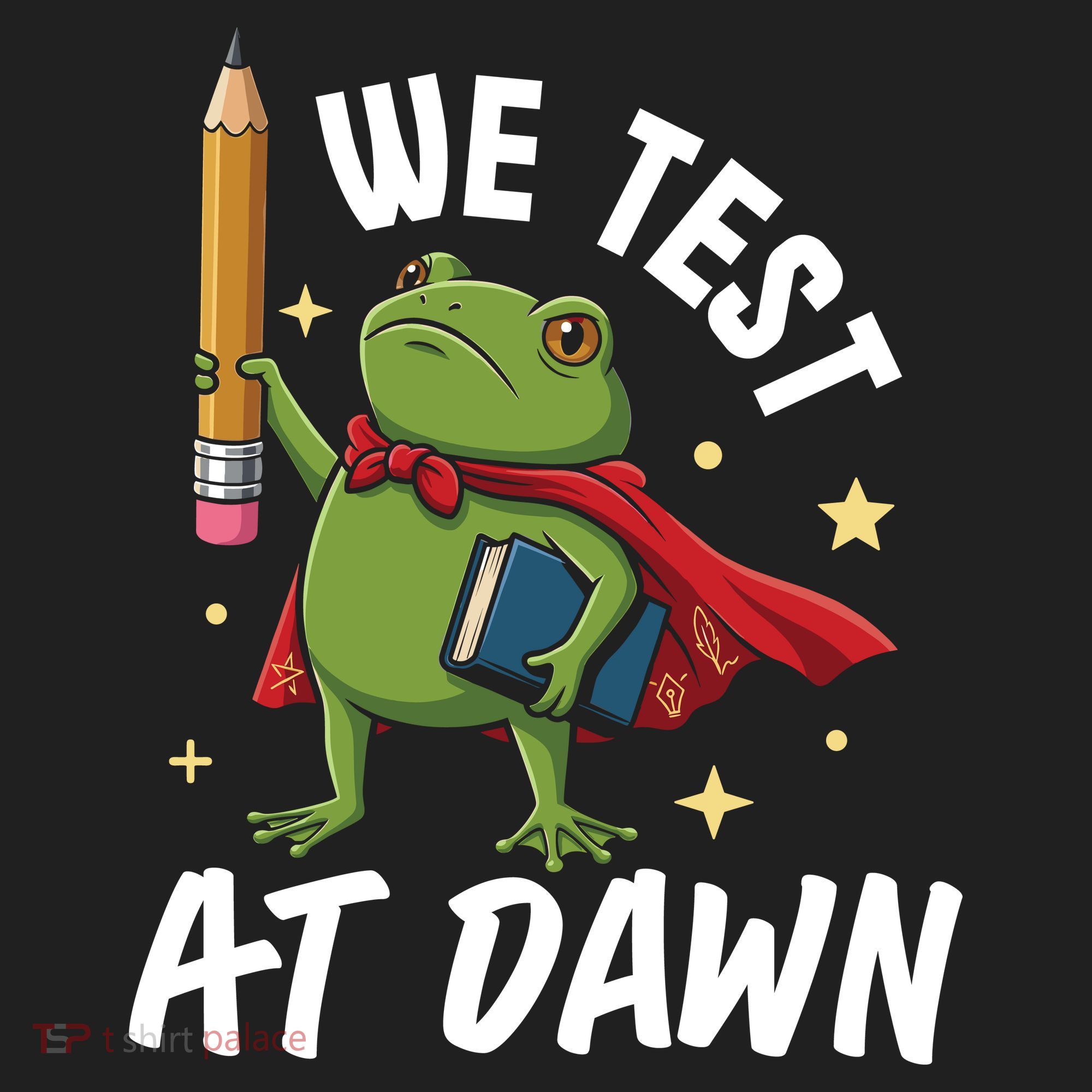 Teacher Frog We Test At Dawn Beanie