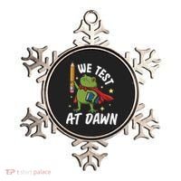 Teacher Frog We Test At Dawn Ornament thumb 0