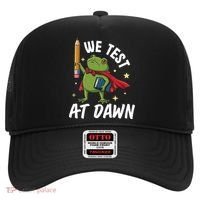 Teacher Frog We Test At Dawn Hat thumb 0