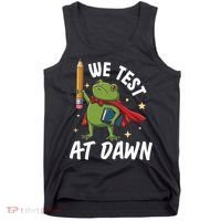 Teacher Frog We Test At Dawn Tank Top thumb 0