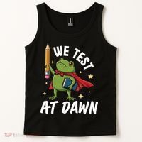 Teacher Frog We Test At Dawn Tank Top thumb 2