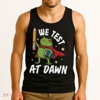 Teacher Frog We Test At Dawn Tank Top thumb 3