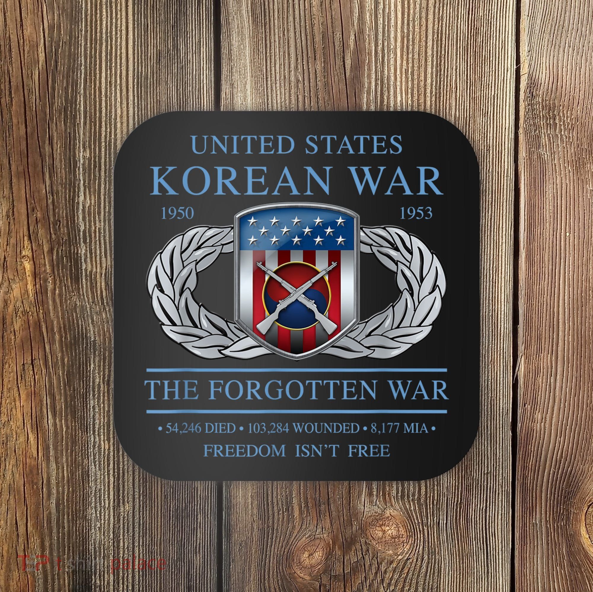 The Forgotten War Korean War Coaster