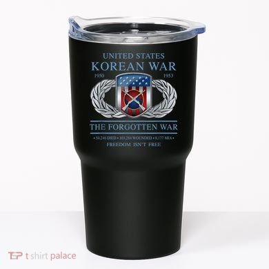 The Forgotten War Korean War Tumbler