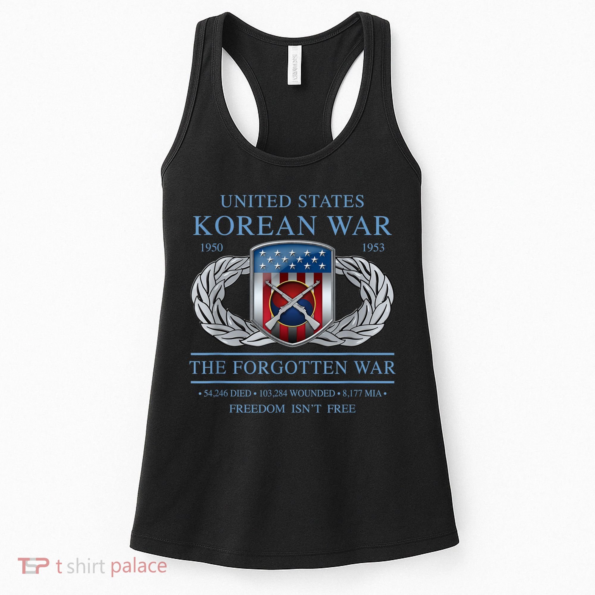 The Forgotten War Korean War Women's Tank Top