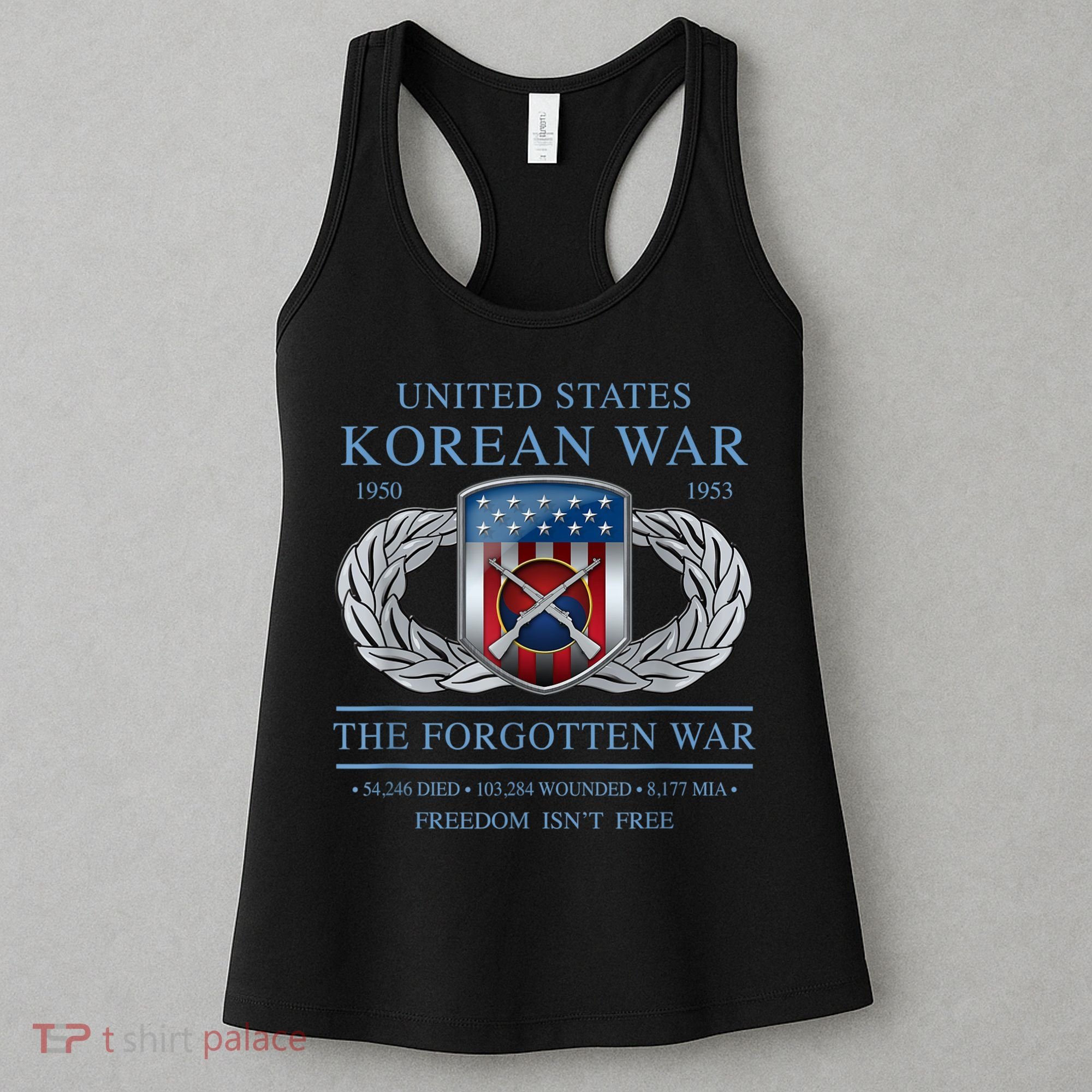 The Forgotten War Korean War Women's Tank Top