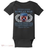 The Forgotten War Korean War Baby Bodysuit thumb 0